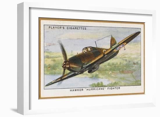 Hawker 'Hurricane'-null-Framed Art Print