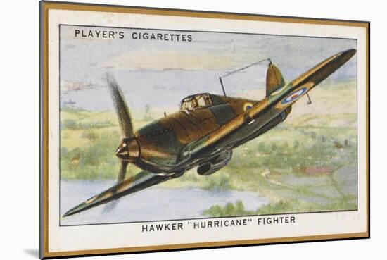 Hawker 'Hurricane'-null-Mounted Art Print