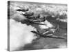 Hawker Hurricanes in Flight-null-Stretched Canvas