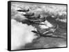 Hawker Hurricanes in Flight-null-Framed Stretched Canvas