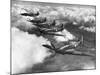 Hawker Hurricanes in Flight-null-Mounted Photographic Print