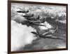 Hawker Hurricanes in Flight-null-Framed Photographic Print