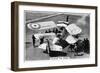 Hawker Osprey on the Deck of the Aircraft Carrier HMS Eagle, 1937-null-Framed Giclee Print