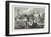 Hawkers at an Aboriginal Station, Australia, Georgetown, South Australia, 1876-null-Framed Giclee Print