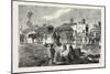 Hawkers at an Aboriginal Station, Australia, Georgetown, South Australia, 1876-null-Mounted Giclee Print