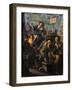 Hawkers of Ointments, Painting, Italy, 16th Century-null-Framed Giclee Print