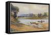 Hawkesbury River New South Wales, The Old Ford-Percy F.s. Spence-Framed Stretched Canvas