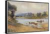 Hawkesbury River New South Wales, The Old Ford-Percy F.s. Spence-Framed Stretched Canvas