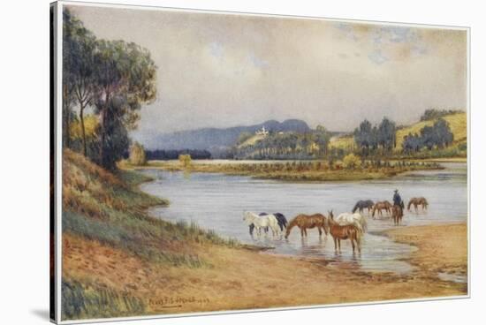 Hawkesbury River New South Wales, The Old Ford-Percy F.s. Spence-Stretched Canvas