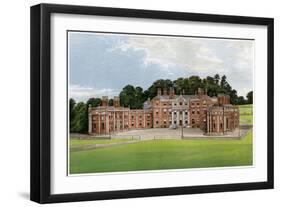 Hawkestone, Home of Viscount Hill, C1880-Benjamin Fawcett-Framed Giclee Print