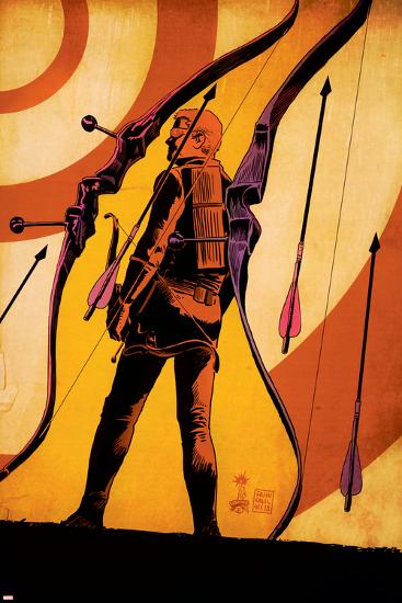 Hawkeye #12 Cover: Hawkeye-Francesco Francavilla-Lamina Framed Poster