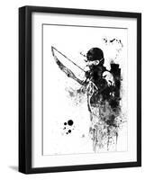 Hawkeye Watercolor I-Jack Hunter-Framed Art Print