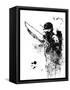 Hawkeye Watercolor I-Jack Hunter-Framed Stretched Canvas