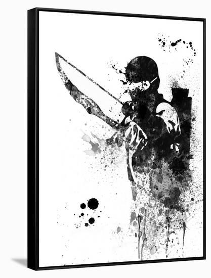 Hawkeye Watercolor I-Jack Hunter-Framed Stretched Canvas