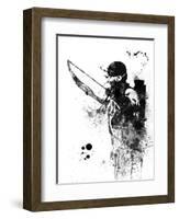 Hawkeye Watercolor I-Jack Hunter-Framed Art Print