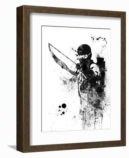 Hawkeye Watercolor I-Jack Hunter-Framed Art Print