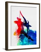 Hawkeye Watercolor-Jack Hunter-Framed Art Print