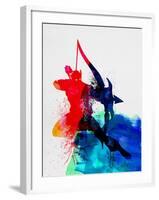 Hawkeye Watercolor-Jack Hunter-Framed Art Print