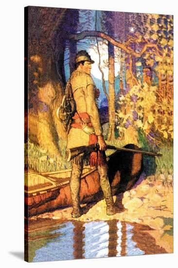 Hawkeye-Newell Convers Wyeth-Stretched Canvas