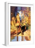 Hawkeye-Newell Convers Wyeth-Framed Art Print