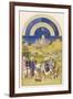 Hawking in Medieval France-Pol De Limbourg-Framed Premium Giclee Print