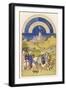 Hawking in Medieval France-Pol De Limbourg-Framed Art Print