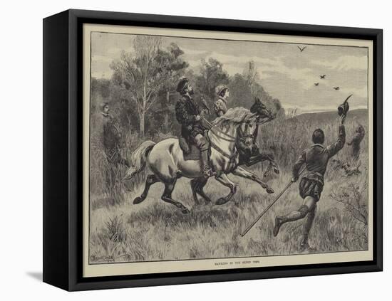 Hawking in the Olden Time-Frank Dadd-Framed Stretched Canvas