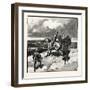 Hawking Party in the Eleventh Century-null-Framed Giclee Print