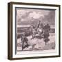 Hawking Party in the Eleventh Century-Gordon Frederick Browne-Framed Giclee Print