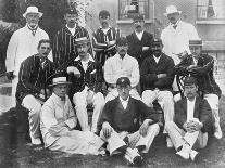 The England Test Cricket XI at Lord's, London, 1899-Hawkins & Co-Stretched Canvas