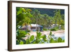 Hawksbill Bay and Beach-Frank Fell-Framed Photographic Print