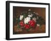 Hawthorn on a Marble Ledge-Johan Laurentz Jensen-Framed Giclee Print