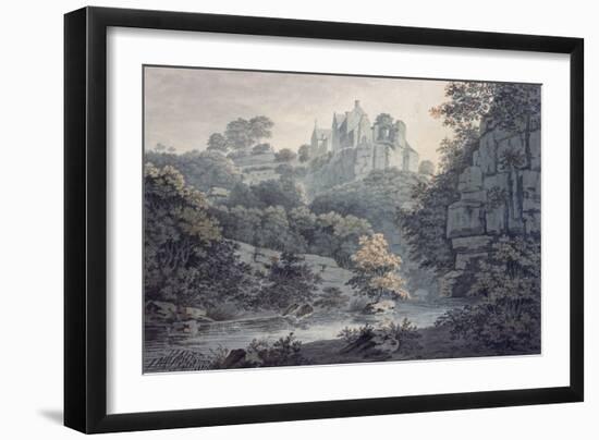 Hawthornden Castle Near Edinburgh-James Bourne-Framed Giclee Print