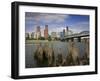 Hawthorne Bridge over the Willamette River, Portland, Oregon, United States of America-Richard Cummins-Framed Photographic Print