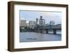 Hawthorne Bridge, Willamette River, southeast of downtown Portland, Oregon, USA.-Stuart Westmorland-Framed Photographic Print