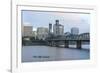 Hawthorne Bridge, Willamette River, southeast of downtown Portland, Oregon, USA.-Stuart Westmorland-Framed Photographic Print