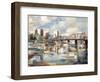 Hawthorne Bridge-Brooke Borcherding-Framed Art Print