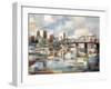 Hawthorne Bridge-Brooke Borcherding-Framed Art Print