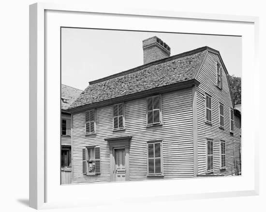 Hawthornes Birth Place, Salem, Mass.-null-Framed Photo
