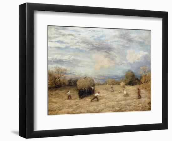 Hay and Haste, 1875-John Linnell-Framed Giclee Print