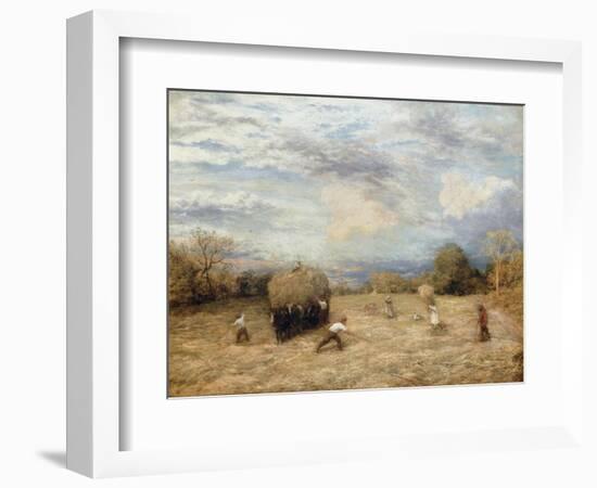 Hay and Haste, 1875-John Linnell-Framed Giclee Print