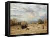 Hay and Haste, 1875-John Linnell-Framed Stretched Canvas