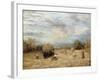 Hay and Haste, 1875-John Linnell-Framed Giclee Print