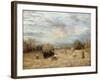 Hay and Haste, 1875-John Linnell-Framed Giclee Print