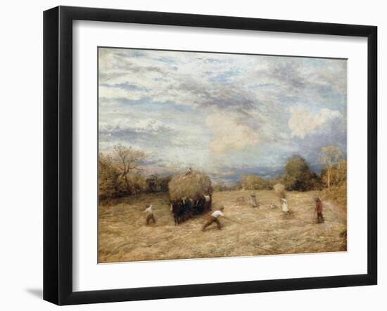 Hay and Haste, 1875-John Linnell-Framed Giclee Print