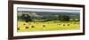 Hay Bale Landscape in Northumberland National Park-Matthew Williams-Ellis-Framed Premium Photographic Print