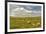 Hay bales and clouds, Palouse region of Eastern Washington State-Adam Jones-Framed Photographic Print