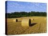 Hay Bales in a Field in Late Summer, Kent, England, UK, Europe-David Tipling-Stretched Canvas