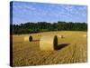 Hay Bales in a Field in Late Summer, Kent, England, UK, Europe-David Tipling-Stretched Canvas
