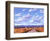 Hay Bales In Boulder County-Patty Baker-Framed Art Print